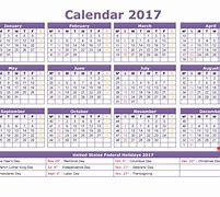 Image result for 2017 Annual Calendar with Holidays