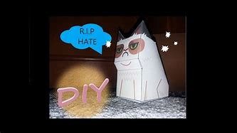 Image result for Grumpy Cat Papercraft