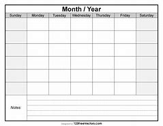 Image result for Print Monthly Calendar Templates