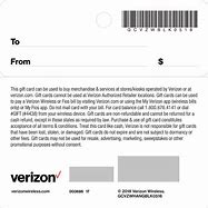 Image result for Verizon Gift Card Number