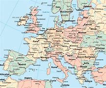 Image result for Show Map of Europe with Major Cities