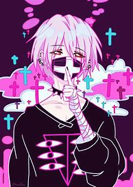 Image result for Pastel Goth Anime Background