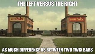 Image result for Left vs Right Meme