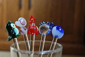 Image result for Glass Cocktail Stirrers