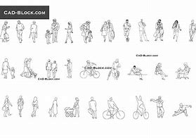 Image result for People CAD Block