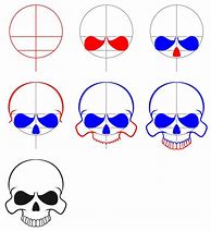 Image result for Skull Drawings in Pencil Easy Steps