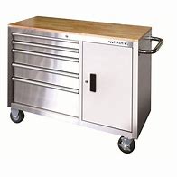 Image result for stainless steel workbench with drawer