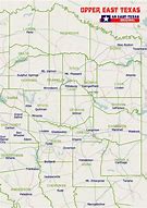 Image result for County Map of East Texas