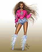 Image result for Beyonce Anime Art