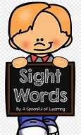 Image result for Kindergarten Sight Word Clip Art