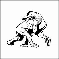 Image result for Wrestling Free Clip Art Black and White
