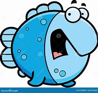 Image result for Scared Fish Cartoon