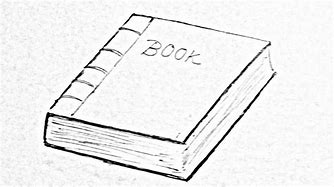 Image result for How to Draw a Simple Book Standing