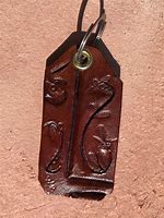 Image result for Carved Leather Key FOB