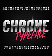 Image result for Chrome Type Design