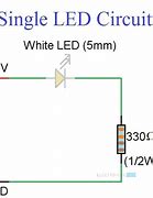Image result for Single LED Circuit