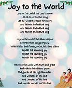 Image result for Joy to the World Words