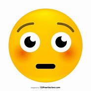 Image result for Flushed Face Emoji Black Background