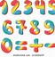 Image result for Rainbow Number 1 Clip Art