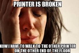 Image result for Walking to Printer