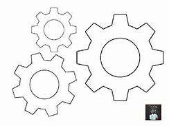 Image result for Printable Gear Template