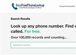 Image result for Phone Number Website Lookup