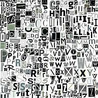 Image result for A Magazine Letter Black and White