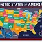 Image result for Map of USA with States