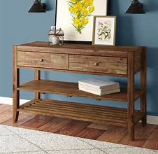 Image result for Solid Wood Console Table