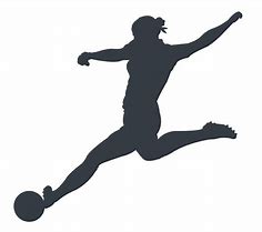 Image result for Female Soccer Player Silhouette