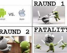 Image result for Android with a Biten Apple Meme