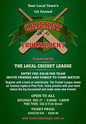 Image result for Cricket Invitation Punc Line