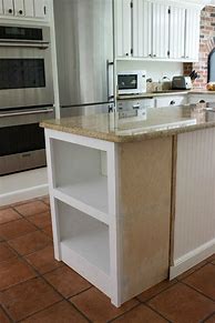 Image result for Kitchen Island with Microwave Shelf