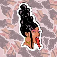 Image result for Cardi B Stickers