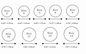 Image result for Printable Ring Size Chart Guide