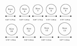 Image result for Ring Size Chart USA