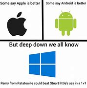 Image result for Android Better than iOS Meme