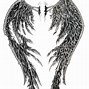 Image result for Dark Gothic Angel Wings Drawing