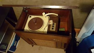Image result for Vintage Sylvania Record Player