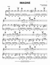 Image result for Imagine Piano Sheet Music Melody