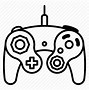 Image result for Xbox Controller Clip Art Free Black and White