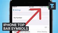 Image result for Icons at Top of iPhone SE