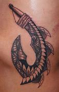 Image result for Tribal Fish Hook Tattoo