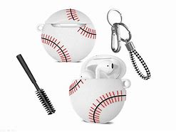Image result for Softball AirPod Case Blue