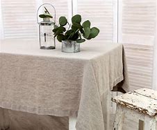 Image result for Tablecloth Dark Linen