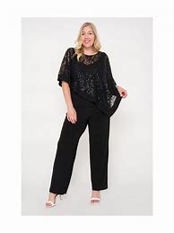 Image result for Plus Size Pant Suits Party
