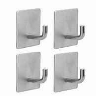 Image result for Adhesive Metal Wall Hooks