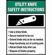 Image result for utility knives safe