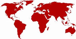 Image result for Red World Map