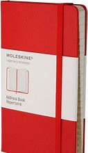 Image result for Red Moleskine Address Book